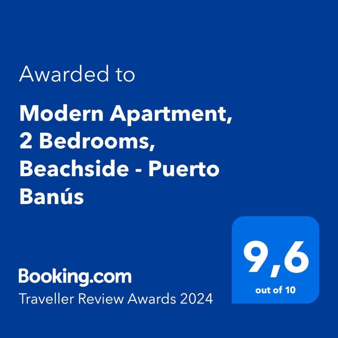 Modern Apartment - 2 Bedrooms, Beachside - Puerto Banus Marbella Eksteriør bilde